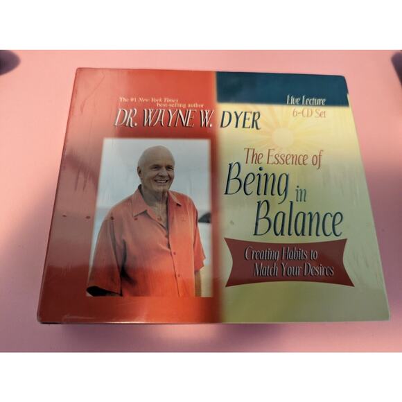 The Essence Of Being In Balance by Dr. Wayne W. Dyer AUDIO CD 6 Disc NEW SEALED - Picture 1 of 2